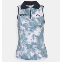 Damska koszulka polo Ellesse Camalo. Zielone bluzki damskie Ellesse, bez wzorów, eleganckie, bez kołnierzyka, bez ramiączek. Za 244.50 zł.