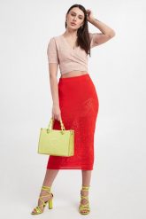 Spódnica midi TWINSET. Spódnice damskie Twinset Milano, bez wzorów, midi. W wyprzedaży za 799.20 zł.