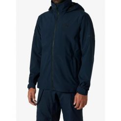 Kurtka przeciwdeszczowa męska Helly Hansen HP Racing Hooded Jacket 2.0. Niebieskie kurtki męskie Helly Hansen, m, bez wzorów, sportowe, bez kaptura. Za 707.99 zł.