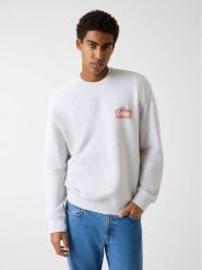 Guess Jeans Bluza M6RQ21 KCPR1 Szary Regular Fit. Szare bluzy męskie Guess Jeans, m, z aplikacjami, z bawełny, bez ramiączek, bez kaptura. Za 299.00 zł.