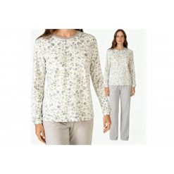 Piżama damska polarowa rozm. L P751258 – V24 Mink. Brązowe piżamy damskie Massana Homewear, bez wzorów, z materiału, bez ramiączek. Za 283.00 zł.