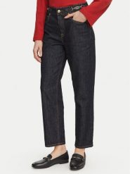 Tommy Hilfiger Jeansy Jackie WW0WW51405 Granatowy Tapered Fit. Niebieskie jeansy damskie Tommy Hilfiger, bez wzorów, z bawełny. Za 649.99 zł.