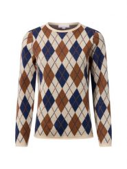 Brookshire Wełniany sweter Kobiety Wełna beżowy|brązowy|niebieski, S. Brązowe swetry nierozpinane damskie brookshire, s, bez wzorów, z dzianiny, eleganckie, bez kołnierzyka, bez ramiączek. Za 229.95 zł.