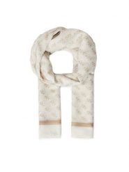 Guess Szal AW5341 POL03 Beżowy. Brązowe rękawiczki damskie Guess, z aplikacjami, z poliesteru. Za 199.99 zł.