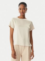 Maryley Bluzka 26EB820/35LA Beżowy jasny Regular Fit. Brązowe bluzki damskie Maryley, xl, bez wzorów, z wiskozy, bez kołnierzyka, bez ramiączek. Za 239.99 zł.