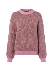 Fynch-Hatton Sweter damski z dzianiny z zawartością alpaki Kobiety biały|beżowy wzorzysty, XL. Białe swetry nierozpinane damskie Fynch-Hatton, xl, bez wzorów, z dzianiny, bez kołnierzyka, bez ramiączek. Za 699.95 zł.
