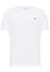 Męski T-Shirt Mustang Style Alex General White 1017989 2045. Białe t-shirty męskie Mustang, l, bez wzorów, bez kołnierzyka, bez ramiączek. Za 79.99 zł.