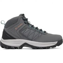 Buty trekkingowe męskie Columbia Transverse. Szare trekkingi męskie Columbia, na zimę, z materiału, za kostkę, bez zapięcia. Za 478.00 zł.