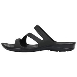Sandały damskie sportowe Crocs SWIFTWATER SANDAL. Brązowe sandały damskie Crocs, bez wzorów, z syntetyku, bez obcasa, bez zapięcia. W wyprzedaży za 129.00 zł.