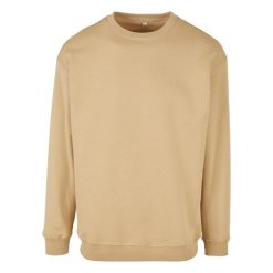 Bluza Z Okrągłym Dekoltem Unisex Dla Dorosłych. Czarne bluzy męskie BUILD YOUR BRAND, m, bez wzorów, bez ramiączek, bez kaptura. Za 158.99 zł.