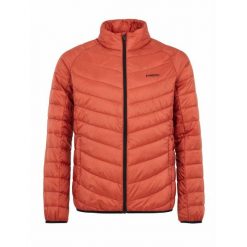 Kurtka puchowa Protest PRTSHAFFER Outdoor. Brązowe kurtki męskie Protest, na zimę, bez wzorów, z puchu, sportowe, bez kaptura. Za 425.50 zł.