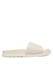 Gant Klapki 32507312 Biały. Białe klapki damskie GANT, bez wzorów, z materiału, bez obcasa, bez zapięcia. Za 329.99 zł.