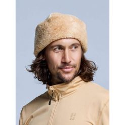 Czapka - Teddy Twist - Sand Multi. Brązowe czapki damskie POEDERBAAS, na zimę, bez wzorów, sportowe. Za 221.12 zł.