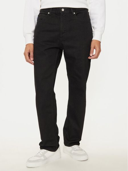 Hugo Jeansy Jonah 50511485 Czarny Regular Fit. Czarne jeansy męskie Hugo, z bawełny. Za 259.99 zł.