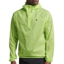 Kurtka treningowa męska Superdry Run Lw Waterproff Shell. Żółte kurtki sportowe męskie Superdry, m, bez wzorów, z poliamidu, bez kaptura. Za 295.55 zł.