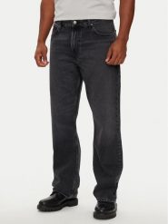Lee Jeansy Asher 112355835 Czarny Loose Fit. Czarne jeansy męskie Lee, z bawełny. Za 249.99 zł.