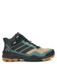 Adidas Trekkingi Terrex Skychaser Mid GORE-TEX JQ9927 Brązowy. Brązowe botki męskie Adidas, bez wzorów, z gore-texu, bez obcasa, bez zapięcia. Za 799.99 zł.