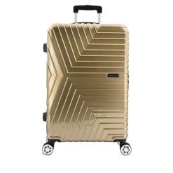 Walizka średnia Semi Line. Żółte walizki damskie Semi-line, bez wzorów, średnie. Za 349.99 zł.