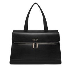Torebka Nine West. Czarne shopperki damskie Nine West, bez wzorów, bez dodatków. Za 369.99 zł.