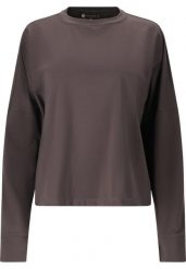 Bluza damska Athlecia Guyana. Czarne bluzy damskie Athlecia, bez wzorów, z elastanu, sportowe, bez ramiączek, bez kaptura. Za 198.00 zł.