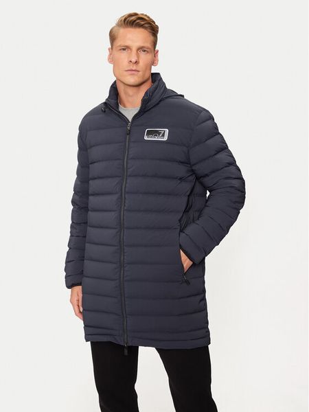 EA7 Emporio Armani Kurtka puchowa 6DPK12 PNHAZ 1562 Granatowy Regular Fit. Niebieskie kurtki męskie EA7 Emporio Armani, m, bez wzorów, z puchu, bez kaptura. Za 999.99 zł.