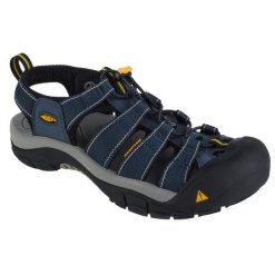 Buty do chodzenia męskie Keen Newport H2. Niebieskie buty zimowe męskie Keen, bez wzorów, bez obcasa, bez zapięcia. Za 510.65 zł.