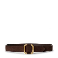 Pasek LAUREN RALPH LAUREN. Brązowe paski damskie Lauren Ralph Lauren, bez wzorów. Za 419.99 zł.