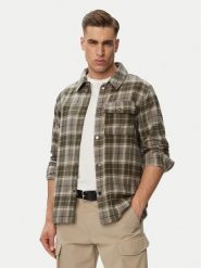 Hunter Koszula HAGM0003261 Szary Regular Fit. Szare koszule męskie Hunter, l, bez wzorów, z bawełny, bez kołnierzyka, bez ramiączek. Za 179.99 zł.