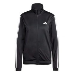 Damska bluza dresowa adidas Tricot 3-Stripes. Czarne bluzy damskie Adidas, m, bez wzorów, z dresówki, bez ramiączek, bez kaptura. Za 186.99 zł.