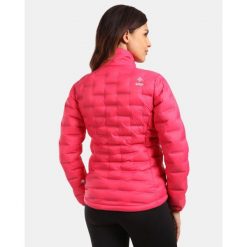 Damska kurtka puchowa Kilpi Papilon. Czerwone kurtki sportowe damskie Kilpi, s, bez wzorów, z nylonu, bez ramiączek, bez kaptura, trekkingowe. Za 990.09 zł.