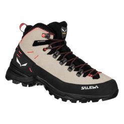 Damskie buty trekkingowe Salewa Mate. Białe obuwie trekkingowe damskie Salewa, z gumy, bez zapięcia. Za 773.00 zł.