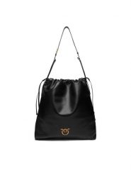 PINKO Torebka Slouchy Extra Ai 25-26 PLTT 104364 A0QO Czarny. Czarne torebki do ręki damskie Pinko, bez wzorów, ze skóry, bez dodatków. Za 1,849.00 zł.