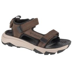 Sandały Columbia Peakfreak Rush Sandal Lea 2121251231 brązowe. Brązowe sandały męskie bez wzorów, z gumy, bez zapięcia. W wyprzedaży za 407.02 zł.