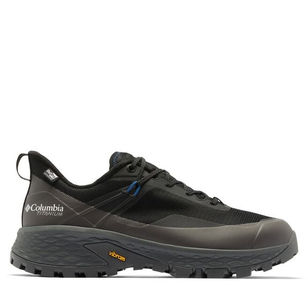 Trekkingi Columbia. Czarne buty zimowe męskie Columbia, bez wzorów, bez obcasa, bez zapięcia. Za 599.99 zł.