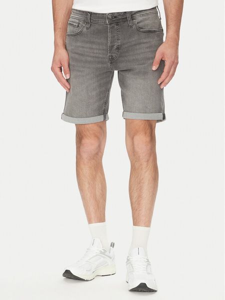 Jack & Jones Szorty jeansowe Rick 12269500 Szary Regular Fit. Szare szorty męskie Jack & Jones, bez wzorów, z bawełny. Za 119.99 zł.