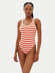 Tommy Hilfiger Strój kąpielowy UW0UW05894 Pomarańczowy. Brązowe stroje kąpielowe damskie Tommy Hilfiger, s, bez wzorów, z syntetyku. Za 239.99 zł.
