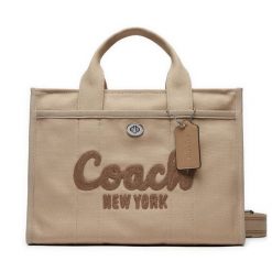 Torebka Coach. Brązowe shopperki damskie Coach, bez wzorów, bez dodatków. Za 1,299.00 zł.