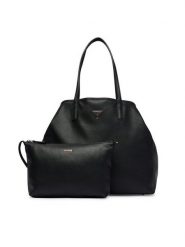 Guess Torebka Victtoria HWEVG9 51429 Czarny. Czarne shopperki damskie Guess, z aplikacjami, ze skóry, bez dodatków. Za 714.99 zł.