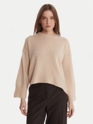 Marella Sweter Amelia 2523366305 Écru Loose Fit. Swetry nierozpinane damskie Marella, xxl, bez wzorów, z wełny, bez kołnierzyka, bez ramiączek. Za 1,089.00 zł.
