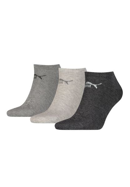 PUMA Skarpety 3-Pack 94710907. Szare skarpetki damskie Puma, bez wzorów, z bawełny. Za 36.99 zł.