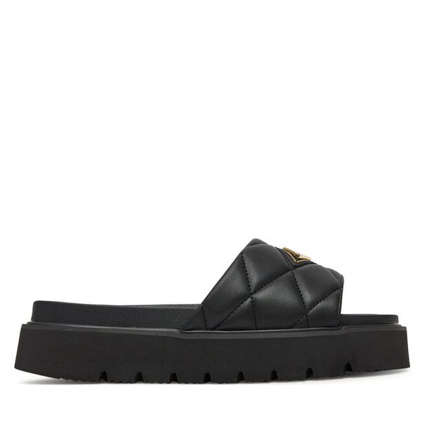 Klapki REPLAY. Czarne klapki damskie Replay, bez wzorów, bez obcasa, bez zapięcia. Za 359.99 zł.