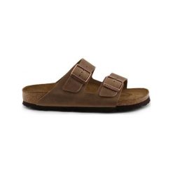 Birkenstock Klapki ARIZONA_OILED-LEATHER. Klapki męskie Birkenstock, bez wzorów, z gumy, bez zapięcia. Za 310.00 zł.