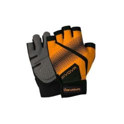Givova Gym Rękawiczki XL - Fluo Orange/Black. Brązowe rękawiczki męskie Givova, bez wzorów. Za 172.99 zł.