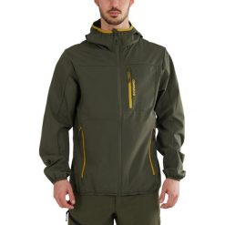 Kurtka softshellowa męska Fundango Alloy Hooded Softshell. Brązowe kurtki męskie FUNDANGO, m, bez wzorów, z poliamidu, bez kaptura, trekkingowe. Za 459.90 zł.