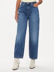 Tommy Hilfiger Jeansy WW0WW42191 Niebieski Relaxed Fit. Niebieskie jeansy damskie Tommy Hilfiger, bez wzorów, z bawełny. Za 419.99 zł.