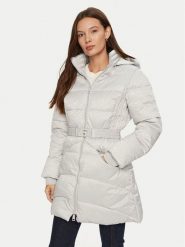 Guess Płaszcz zimowy Seline W4BL58 WGL72 Szary Regular Fit. Szare płaszcze damskie Guess, na zimę, s, z aplikacjami, z bawełny, bez kołnierzyka, bez kaptura. Za 529.99 zł.