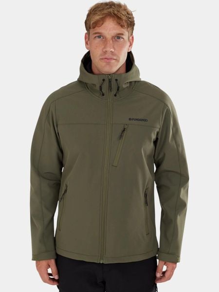 Kurtka Softshell Męska Fundango Fairbanks. Niebieskie kurtki sportowe męskie FUNDANGO, na jesień, m, bez wzorów, z materiału, bez kaptura, rowerowe. Za 249.00 zł.
