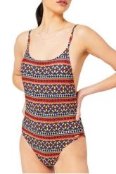 Strój kąpielowy damski Superdry Vintage Surf jednoczęściowy. Stroje kąpielowe damskie Superdry, m, bez wzorów, z materiału. Za 129.49 zł.