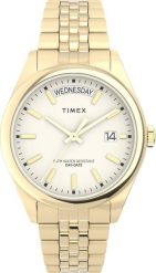 Zegarek Timex Zegarek Timex TW2V68300 Złoty Damski Datownik. Żółte zegarki damskie Timex, złote. Za 607.00 zł.