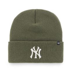 Czapka New York Yankees 47Brand MLB Haymaker. Zielone czapki damskie 47 Brand, na zimę, bez wzorów, z materiału, klasyczne. Za 153.50 zł.